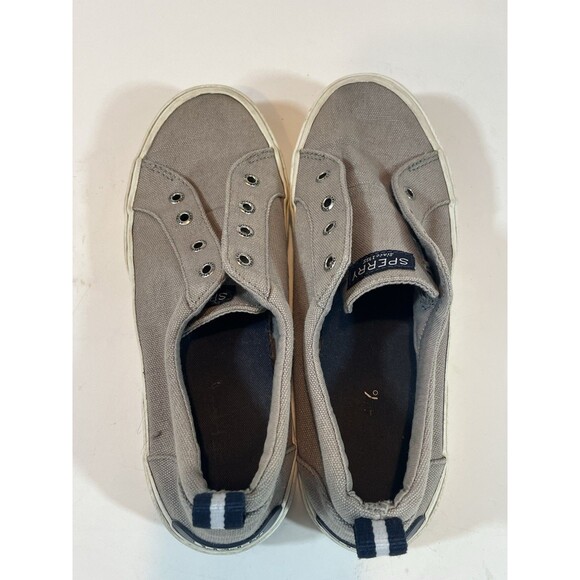 Sperry STS85103 Shoes Womens 8 M Gray Casual Sneakers Canvas - Picture 5 of 10